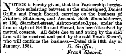 Frank Sheard Gazette